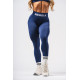 NEBBIA : ЛЕГІНСИ High-Waist Push-Up Leggings FLOW SEAMLESS 496 "Blue"