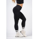 NEBBIA : ЛЕГІНСИ Push-Up Leggings with Shaping Lines FLOW SEAMLESS 497 "Black"