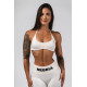 NEBBIA :ТОП Lift-Up Sports Bra FLOW SEAMLESS 495 "Cream"