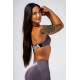 NEBBIA :ТОП Lift-Up Sports Bra FLOW SEAMLESS 495 "Dark Grey"
