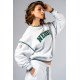 NEBBIA : КОФТА Lounge Sweatshirt CLUB D’OR 642 "White"