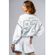 NEBBIA : КОФТА Lounge Sweatshirt CLUB D’OR 642 "White"