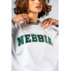 NEBBIA : КОФТА Lounge Sweatshirt CLUB D’OR 642 "White"