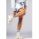 NEBBIA : ШОРТЫ Lounge Sweatshorts CLUB D’OR 643 "White"