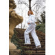 NEBBIA : ШТАНЫ Clubhouse Pants CLUB D’OR 645 "White"
