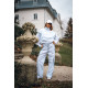 NEBBIA : ШТАНЫ Clubhouse Pants CLUB D’OR 645 "White"