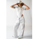 NEBBIA : ШТАНИ Clubhouse Pants CLUB D’OR 645 "White"