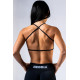 NEBBIA :ТОП Open-Back Sports Bra POWER 890 "Black"
