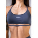 NEBBIA :ТОП Open-Back Sports Bra POWER 890 "Grey"