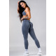 NEBBIA :ТОП Open-Back Sports Bra POWER 890 "Grey"