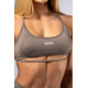 NEBBIA :ТОП Open-Back Sports Bra POWER 890 "Light Brown"