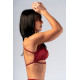 NEBBIA :ТОП Open-Back Sports Bra POWER 890 "Red"