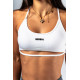 NEBBIA :ТОП Open-Back Sports Bra POWER 890 "White"