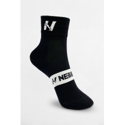 NEBBIA : Шкарпетки "EXTRA PUSH" Crew Socks 128 Black