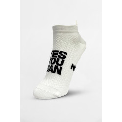 NEBBIA : Носки "HI-TECH" Ankle Socks YES YOU CAN 122 White 