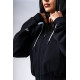 NEBBIA : КОФТА Relaxed Zip Hoodie POWER 895 "Black