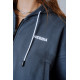 NEBBIA : КОФТА Relaxed Zip Hoodie POWER 895 "Grey