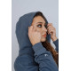 NEBBIA : КОФТА Relaxed Zip Hoodie POWER 895 "Grey