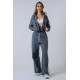 NEBBIA : КОФТА Relaxed Zip Hoodie POWER 895 "Grey