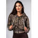 NEBBIA : КОФТА Relaxed Zip Hoodie POWER 895 "Light Brown Camo