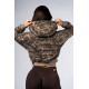 NEBBIA : КОФТА Relaxed Zip Hoodie POWER 895 "Light Brown Camo