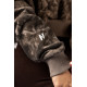 NEBBIA : КОФТА Relaxed Zip Hoodie POWER 895 "Light Brown Camo