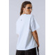 NEBBIA : ФУТБОЛКА Relaxed Tee POWER Black 894 "White"