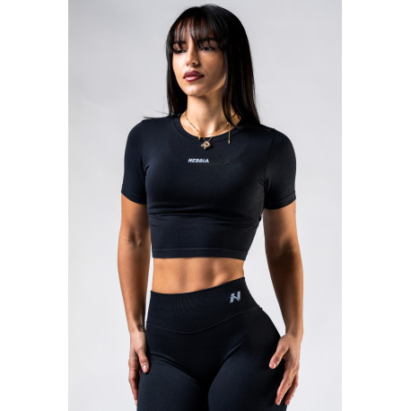 NEBBIA :ТОП Open-Back Sports Bra POWER 891 "Black"