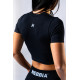 NEBBIA :ТОП Open-Back Sports Bra POWER 891 "Black"