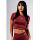 NEBBIA :ТОП Open-Back Sports Bra POWER 891 "Red"