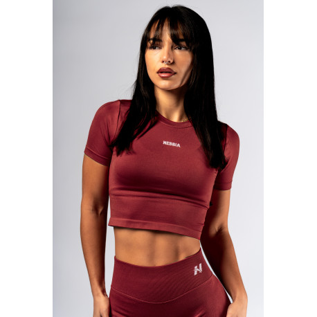 NEBBIA :ТОП Open-Back Sports Bra POWER 891 "Red"