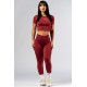 NEBBIA :ТОП Open-Back Sports Bra POWER 891 "Red"
