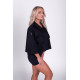 NEBBIA : РУБАШКА Boxy Cropped Shirt With Pockets 598 Black