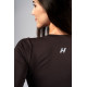 NEBBIA : ТОП Seamless Long-Sleeve Top POWER 892 "Dark Brown"