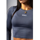 NEBBIA : ТОП Seamless Long-Sleeve Top POWER 892 "Grey"