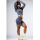 NEBBIA : ТОП Seamless Long-Sleeve Top POWER 892 "Grey"