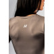 NEBBIA : ТОП Seamless Long-Sleeve Top POWER 892 "Light Brown"
