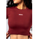 NEBBIA : ТОП Seamless Long-Sleeve Top POWER 892 "Red"