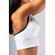 NEBBIA :ТОП Halter Top CLUB D’OR 640 "White"