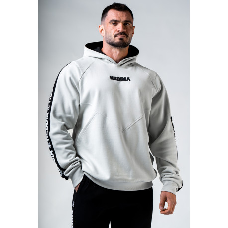 NEBBIA : ХУДИ Training Hoodie HERO 300 Light Grey