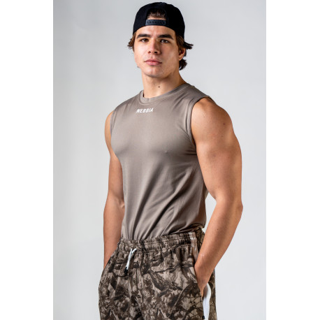 NEBBIA : МАЙКА Seamless Tank POWER 899 Light Brown