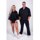 NEBBIA : РУБАШКА Boxy Fit Shirt With Pockets STREET ICON 599 Black