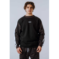 NEBBIA : СВИТШОТ Relaxed Sweatshirt POWER 903 Dark Brown Camo