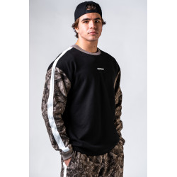 NEBBIA : СВИТШОТ Relaxed Sweatshirt POWER 903 Light Brown Camo
