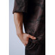 NEBBIA : ФУТБОЛКА Oversized Tee POWER 898 Dark Brown Camo