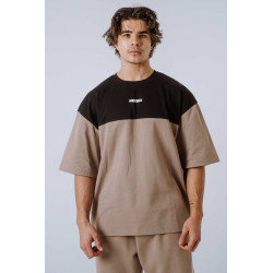 NEBBIA : ФУТБОЛКА Oversized Tee POWER 898 Light Brown