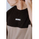 NEBBIA : ФУТБОЛКА Oversized Tee POWER 898 Light Brown