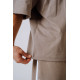 NEBBIA : ФУТБОЛКА Oversized Tee POWER 898 Light Brown