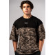 NEBBIA : ФУТБОЛКА Oversized Tee POWER 898 Light Brown Camo