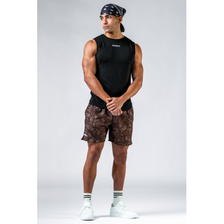 NEBBIA : ШОРТЫ Training Shorts POWER 902 Dark Brown Camo